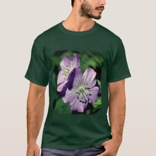 Purple Wildflowers Floral Nature  T-Shirt