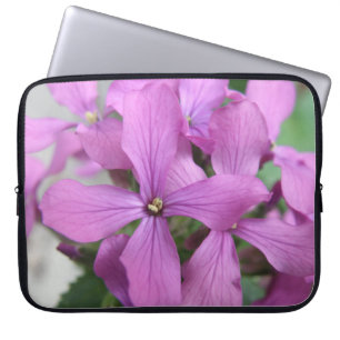 Purple Wildflowers Laptop Bag
