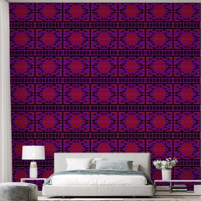 Purple Wind Flower 5 Wallpaper (Bedroom)