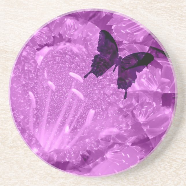 purple wings coaster (Front)