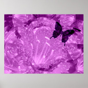 Purple Wings Poster