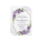 Purple Wisteria Geometric Wedding Invitation