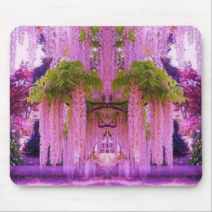 Purple Wisteria in Japan Mousepad