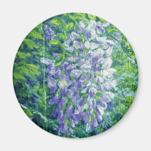 Purple Wisteria Magnet