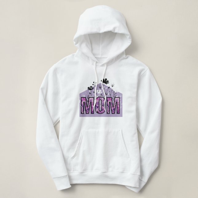 Purple woman hoodie (Design Front)
