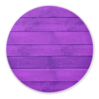 Purple Wood Ceramic Pull