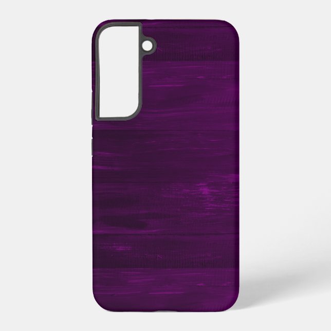 Purple wood texture stripes samsung galaxy case (Back)