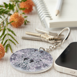 Purple World Key Ring