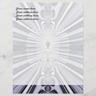 Purple World Personalised Letterhead