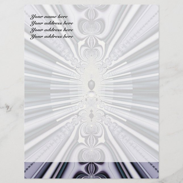 Purple World Personalised Letterhead (Front)