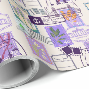 Purple Wrapping Paper