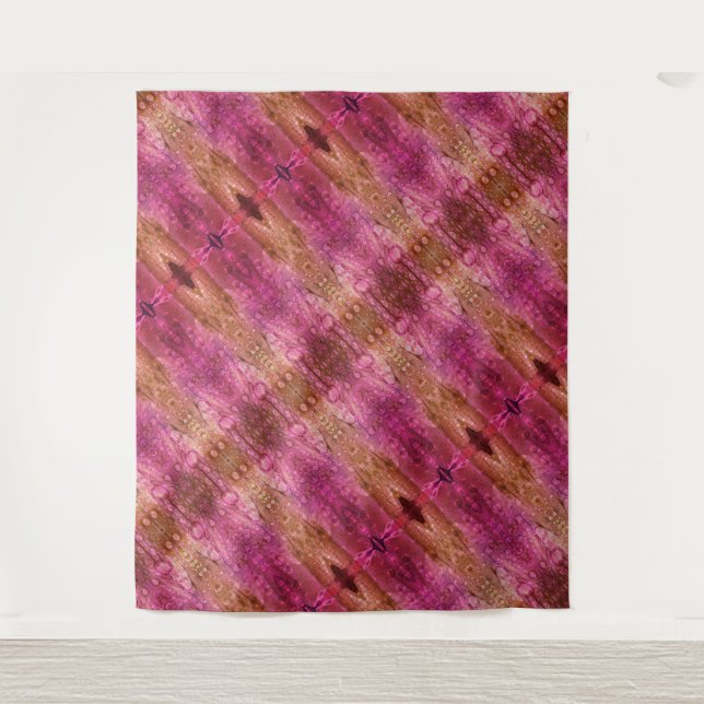 Purple X 1974 Ikat 7  Tapestry (Front)