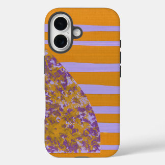 Purple Yellow Flower iPhone 16 Case