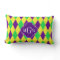 Purple Yellow Green Harlequin Purp Quat 3 Monogram