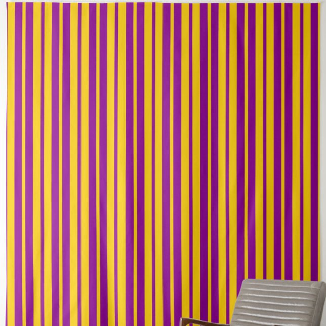 Purple Yellow Stylish Stripes Pattern Design  Fabric (Creator Uploaded)