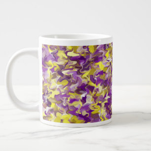 Purple Yellow Swirl 20oz Mug