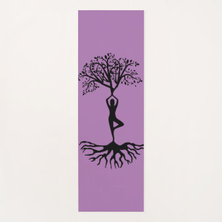 Purple yoga mat