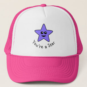 Purple You're a Star Trucker Hat