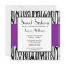 Purple Zebra Modern Sweet 16
