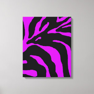 Purple Zebra Stripe Animal Print