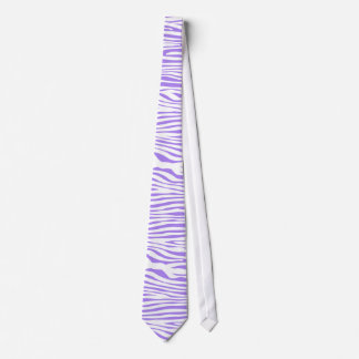 Purple Zebra stripe pattern Tie