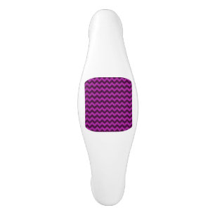 Purple Zig Zag Glitter Ceramic Cabinet Pull