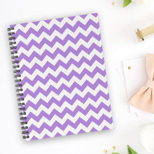 Purple Zigzag, Purple Chevron, Geometric Pattern Planner