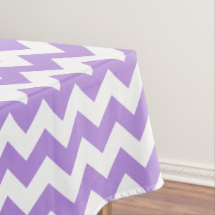 Purple Zigzag, Purple Chevron, Geometric Pattern Tablecloth