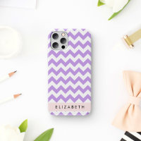 Purple Zigzag, Purple Chevron, Your Name