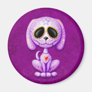 Purple Zombie Sugar Puppy Magnet
