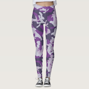 PurpleBerry Camo Pattern Leggings