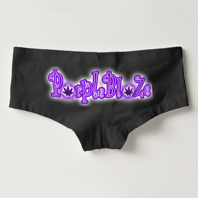 PurpleBlaZe dragon logo boyshort (Back)