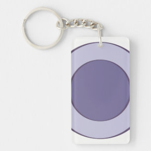 PurpleInLilac Dots Key Ring