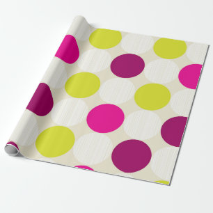 Purples and Yellows Wrapping Paper