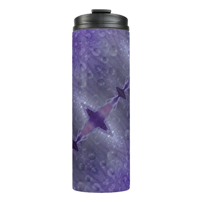 Purples & Grey Thermal Tumbler (Front)