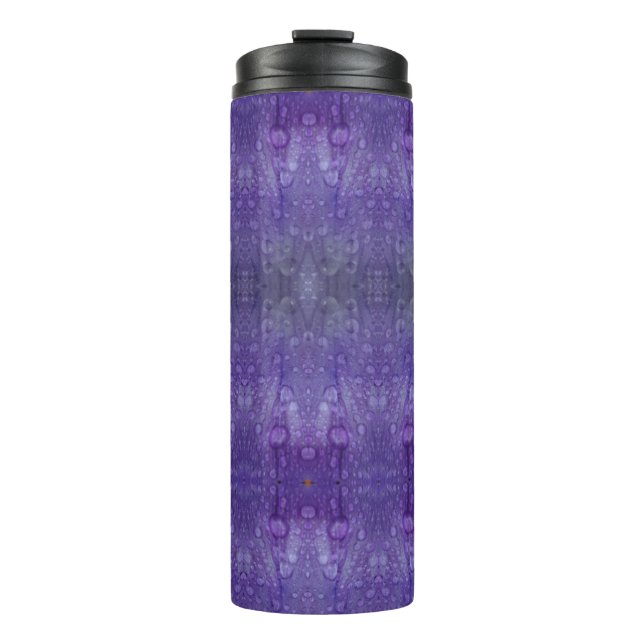 Purples Ikat 5 Thermal Tumbler (Front)