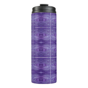 Purples Ikat 9 Thermal Tumbler