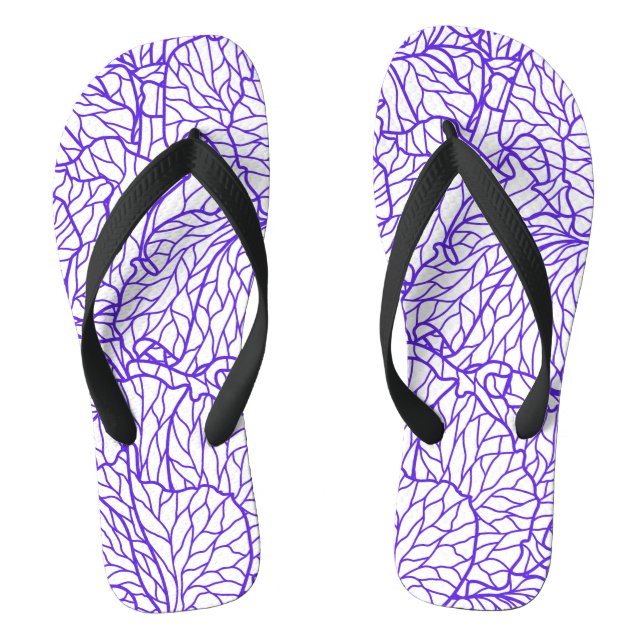 Purple's Lines Patton  Jandals (Footbed)