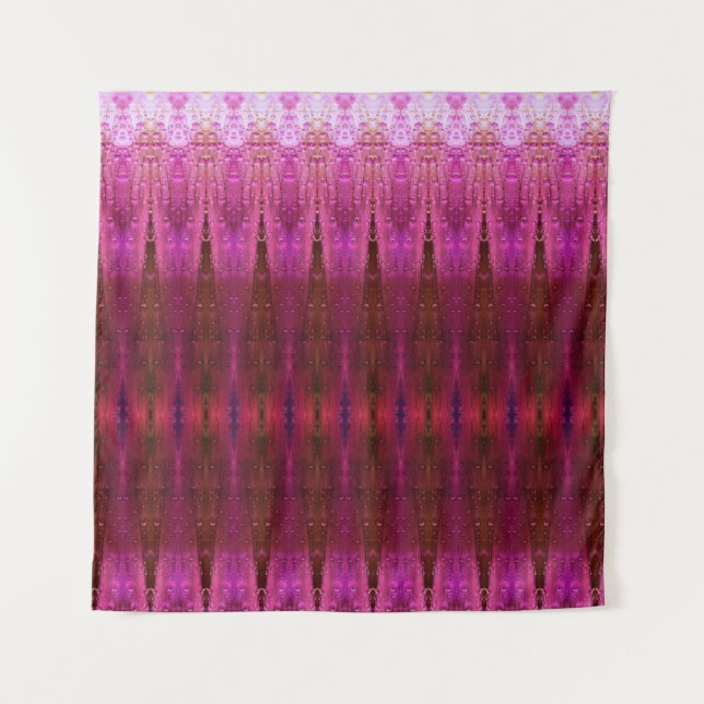 Purples X 1974 Ikat 3  Tapestry (Front)
