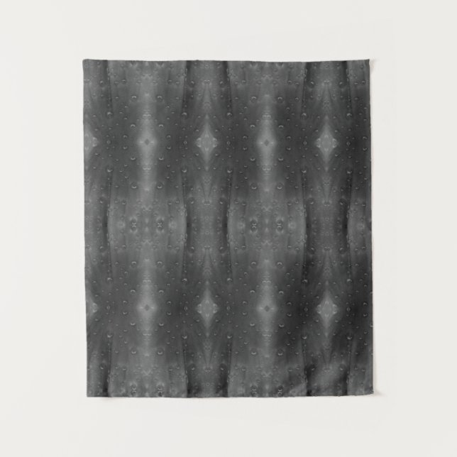 Purples X B&W Ikat 4 Tapestry (Front)