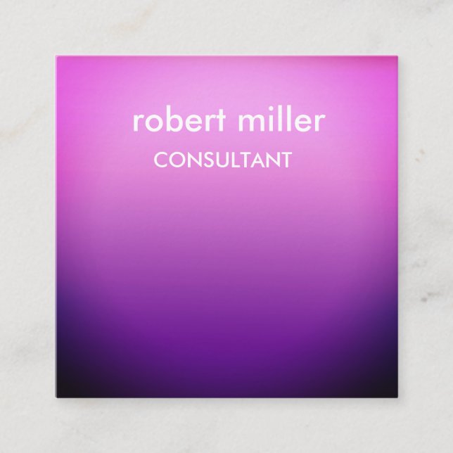 PurpleSquare Business Card (Front)