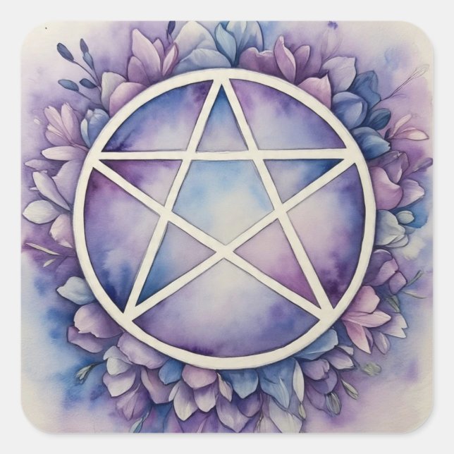 PurpleVibes Square Sticker (Front)