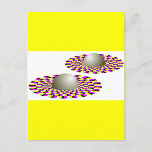 PurpleYellowSpheres Postcard