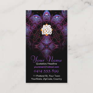 Purplezee v2 Fractal Business Card