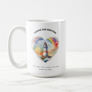 Purpose and Direction Positive Affirmation  Coffee Mug