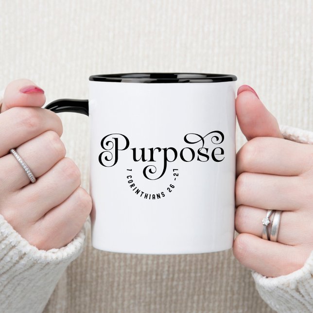 Purpose Bible Verses Christian Coffee Mug (Creator Uploaded)