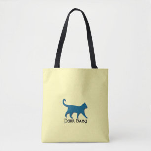 "PURR BABY LEMON" SHOULDER TOTE BAG