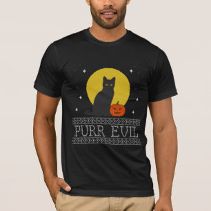 PURR EVIL BLACK CAT T-Shirt