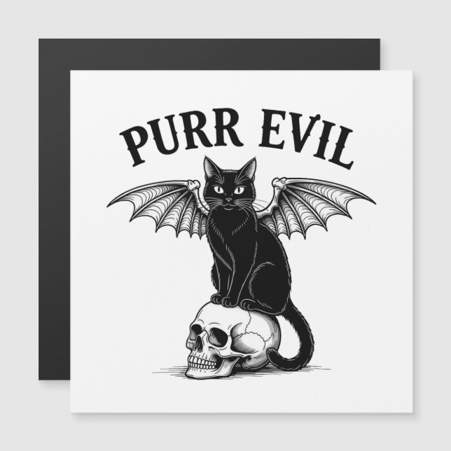 Purr Evil Cat (Front/Back)