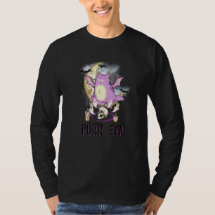 Purr Evil Let's Summon Demons Pastel Goth Occult T-Shirt